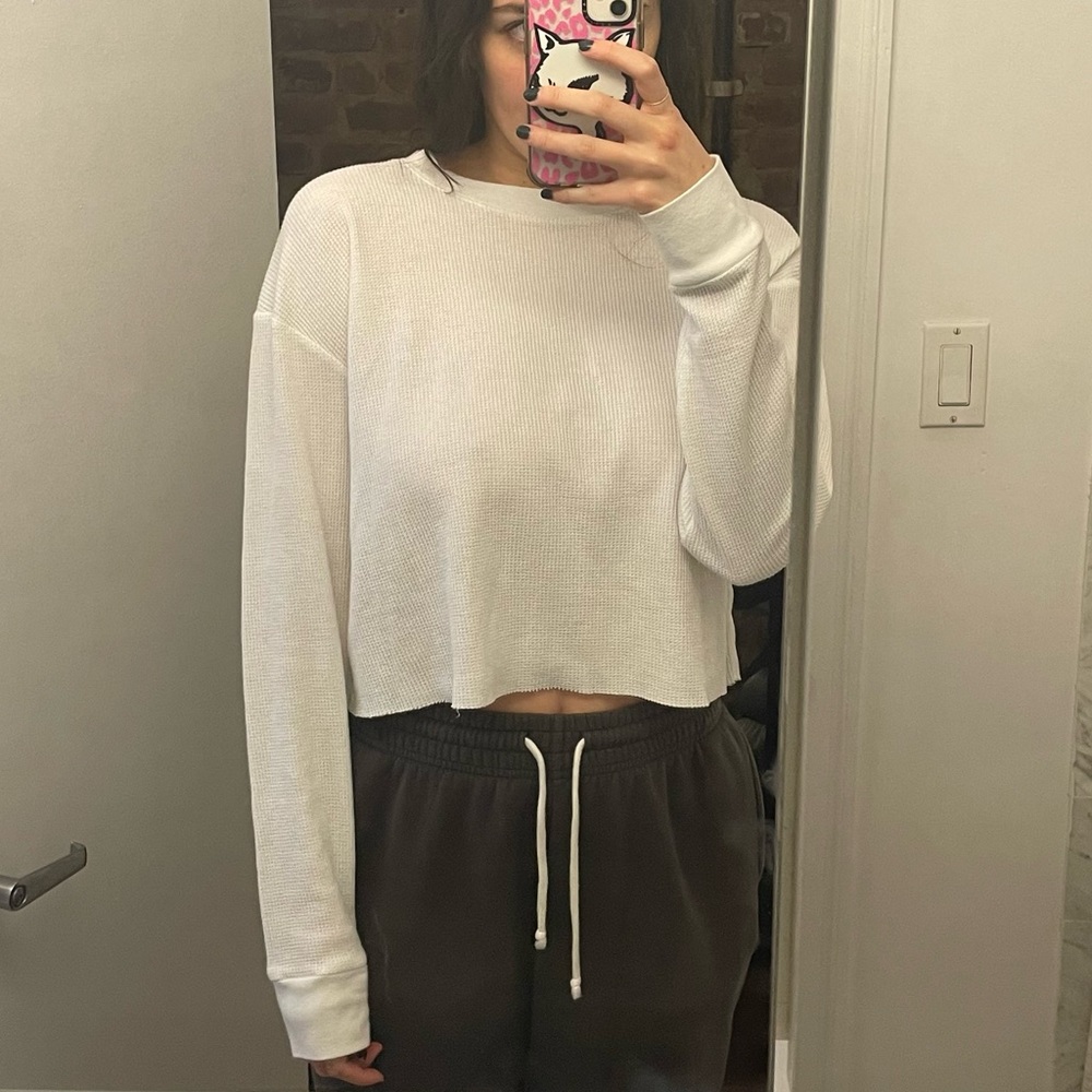 Waffle Long Sleeve Tee